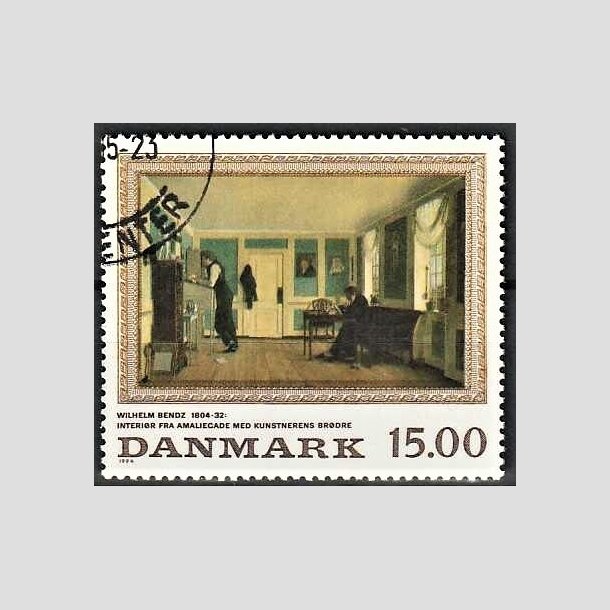 FRIMRKER DANMARK | 1994 - AFA 1082 - Maleriserie 7. - 15,00 Kr. flerfarvet - God/bedre gennemsnitskvalitet - Stemplet