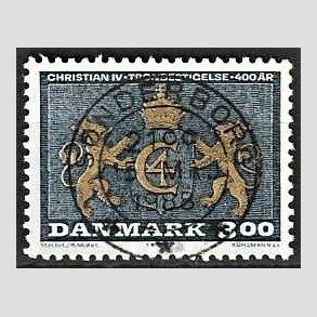 FRIM�RKER DANMARK | 1988 - AFA 903 - Chr. IV�s tronbestigelse 400 �r - Lux Stemplet S�nderborg