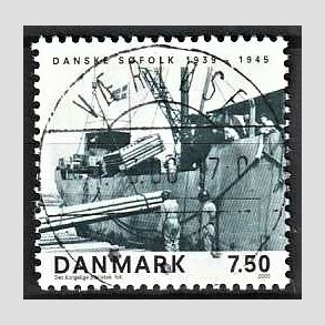 FRIM�RKER DANMARK | 2005 - AFA 1436 - Danske s�folk - 7,50 Kr. Avancaj - Pragt Stemplet V�rl�se