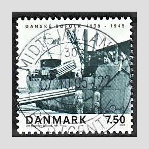 FRIM�RKER DANMARK | 2005 - AFA 1436 - Danske s�folk - 7,50 Kr. Avancaj - Pragt Stemplet 