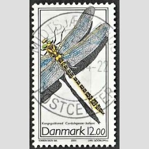 FRIM�RKER DANMARK | 2003 - AFA 1354 - Instekter. - 12,00 Kr. Kongeguldsmed - Pragt Stemplet 