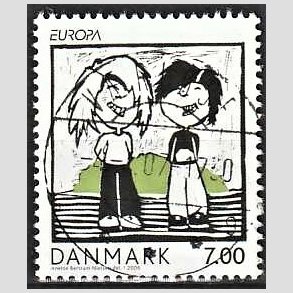 FRIM�RKER DANMARK | 2006 - AFA 1483 - Europam�rker b�rn/unge - 7,00 Kr. flerfarvet - Pragt Stemplet V�rl�se