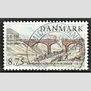 FRIM�RKER DANMARK | 1997 - AFA 1149 - K�benhavn-Roskilde - 8,75 Kr. flerfarvet - Lux Stemplet