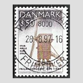 FRIM�RKER DANMARK | 1997 - AFA 1139 - Frilandsmuseet 100 �r - 3,50 Kr. flerfarvet - Lux Stemplet