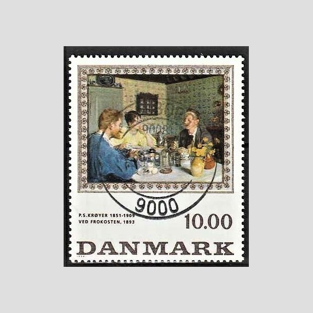 FRIMRKER DANMARK | 1996 - AFA 1131 - P.S Kryer - 10,00 Kr. flerfarvet - Pragt Stemplet 
