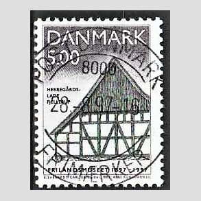 FRIM�RKER DANMARK | 1997 - AFA 1141 - Frilandsmuseet 100 �r - 5,00 Kr. herreg�rdslade - Pragt Stemplet