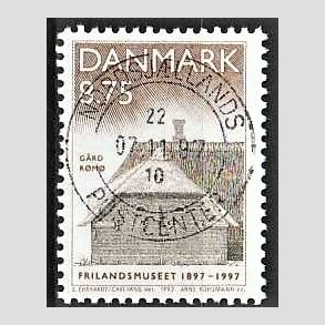 FRIM�RKER DANMARK | 1997 - AFA 1142 - Frilandsmuseet 100 �r - 8,75 Kr. flerfarvet - Pragt Stemplet