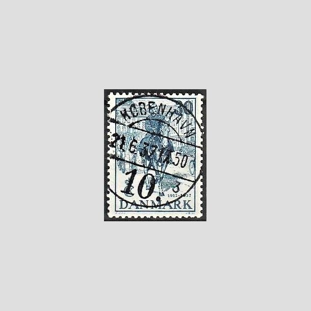 FRIMRKER DANMARK | 1937 - AFA 242 - Chr. X 25 re jubilum 30 re bl - Lux Stemplet Kbenhavn