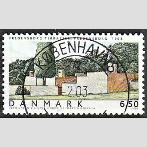 FRIM�RKER DANMARK | 2002 - AFA 1335 - Danske boliger I. - 6,50 Kr. Fredensborg terrasser - Pragt Stemplet