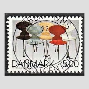 FRIM�RKER DANMARK | 1997 - AFA 1162 - Dansk design - 5,00 Kr. flerfarvet - Pragt Stemplet