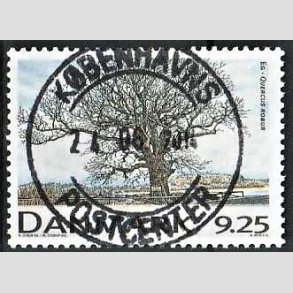 FRIM�RKER DANMARK | 1999 - AFA 1199 - Danske l�vtr�er - 9,25 Kr. Eg - Pragt Stemplet 