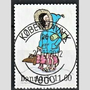 FRIM�RKER DANMARK | 2011 - AFA 1684 - Vintereventyr - 11,00 Kr. flerfarvet - Pragt Stemplet K�benhavn K