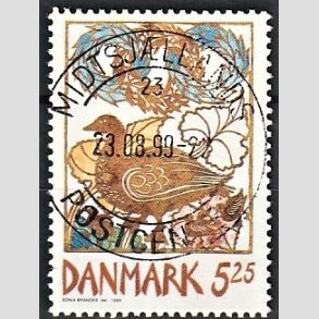 FRIM�RKER DANMARK | 1999 - AFA 1205 - For�rsbebudere - 5,25 Kr. G�s - Lux Stemplet