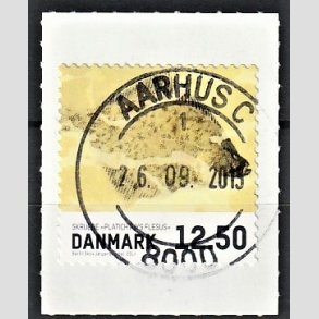 FRIM�RKER DANMARK | 2013 - AFA 1728 - Fisk - 12,50 Kr. skrubbe - Pragt Stemplet Aarhus C