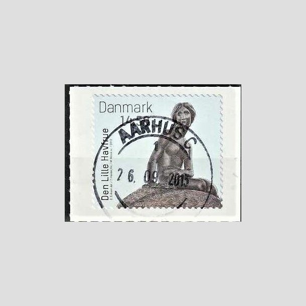 FRIMRKER DANMARK | 2013 - AFA 1743 - Den lille Havfrue 100 r. - 14,50 Kr. flerfarvet - Pragt Stemplet