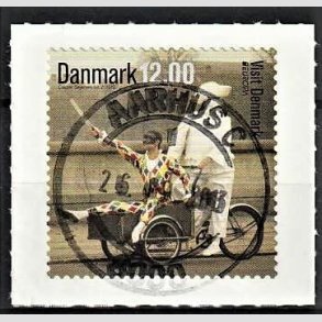 FRIM�RKER DANMARK | 2012 - AFA 1696 - Visit Danmark - 12,00 Kr. flerfarvet - Pragt Stemplet Aarhus C