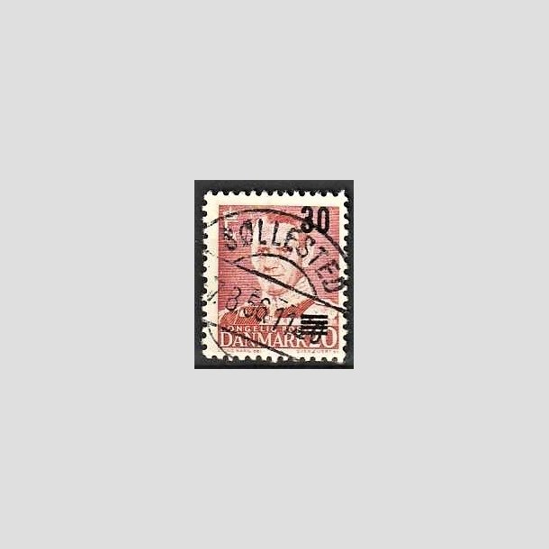 FRIMRKER DANMARK | 1955 - AFA 363 - Provisorier - 30/20 re rd - Pragt Stemplet Sllested