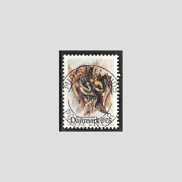 FRIMRKER DANMARK | 1992 - AFA 1034 - Biblen - 3,75 Kr. flerfarvet - Pragt Stemplet