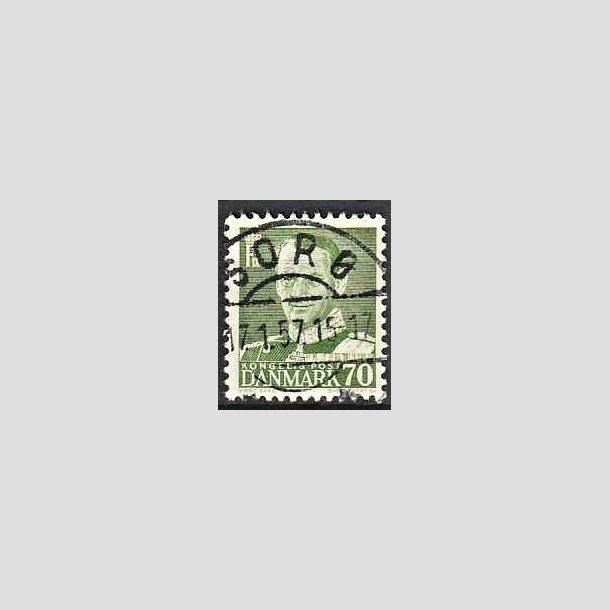 FRIMRKER DANMARK | 1950 - AFA 324 - Fr. IX 70 re mrkgrn - Lux Stemplet Sor