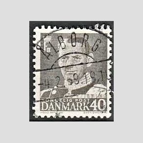 FRIMRKER DANMARK | 1950 - AFA 322 - Fr. IX 40 re gr - Lux Stemplet lborg