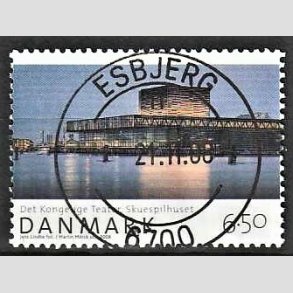 FRIM�RKER DANMARK | 2008 - AFA 1527 - Den danske nationalscene - 6,50 Kr. skuespilhuset - Pragt Stemplet Esbjerg