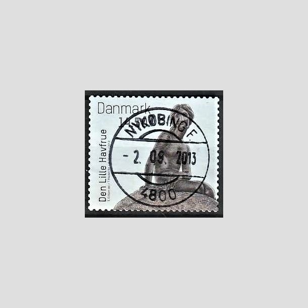 FRIMRKER DANMARK | 2013 - AFA 1743 - Den lille Havfrue 100 r. - 14,50 Kr. flerfarvet - Pragt Stemplet Nykbing F