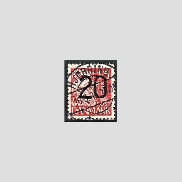 FRIMRKER DANMARK | 1940 - AFA 264 - 20/15 re rd Provisorier - Lux Stemplet Hjrring