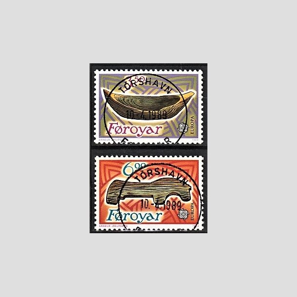 FRIMRKER FRERNE | 1989 - AFA 178,179 - Europamrker. Legetj - 3,50 + 6,00 kr. flerfarvet - Lux Stemplet