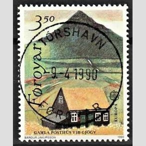 FRIM�RKER F�R�ERNE | 1990 - AFA 192 - Europam�rker, Posthuse - 3,50 kr. flerfarvet - Lux Stemplet