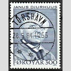 FRIM�RKER F�R�ERNE | 1984 - AFA 95 - Forfattere - 300 �re violetultramarin - Lux Stemplet