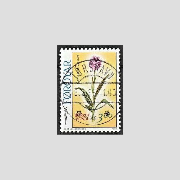 FRIMRKER FRERNE | 1988 - AFA 157 - Frske blomster - 3,00 kr. flerfarvet - Lux Stemplet