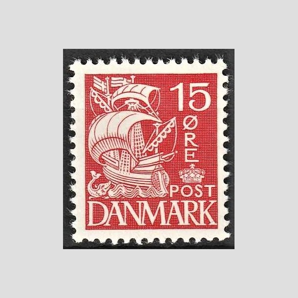 FRIMRKER DANMARK | 1937-40 - AFA 203b - Karavel 15 re rd Type IIA - Postfrisk