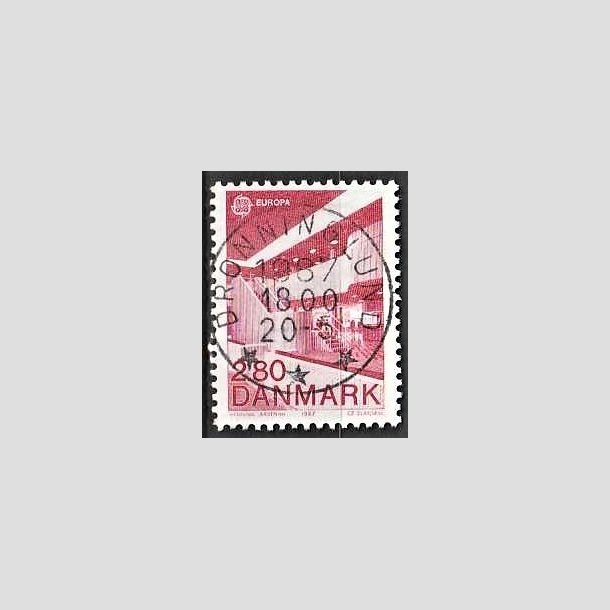 FRIMRKER DANMARK | 1987 - AFA 882 - Europamrker - 2,80 Kr. rd - Pragt Stemplet Dronninglund