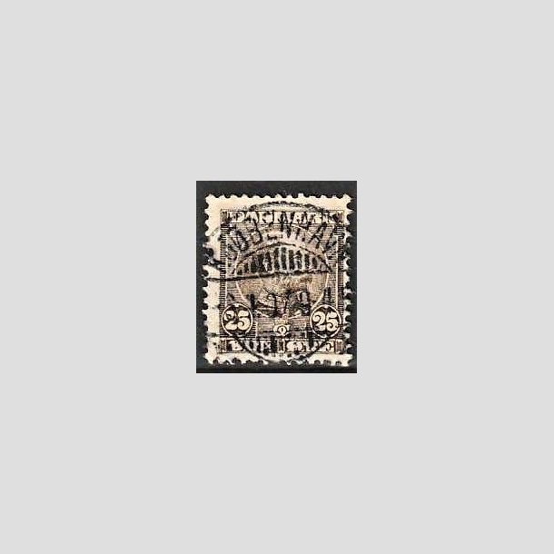 FRIMRKER DANMARK | 1904-05 - AFA 49 - Chr. IX 25 re sepiabrun - Lux Stemplet Kbenhavn