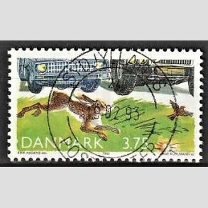 FRIM�RKER DANMARK | 1992 - AFA 1020 - Natur, milj� og udvikling - 3,75 Kr. flerfarvet - Pragt Stemplet