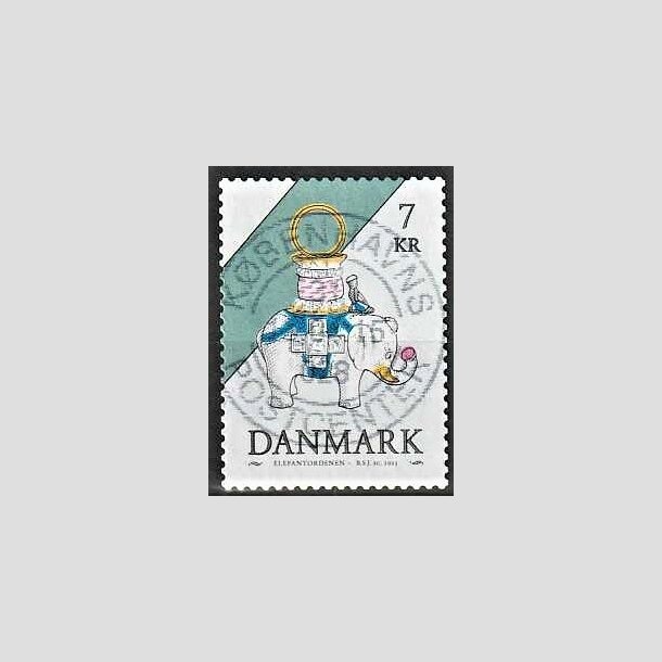 FRIMRKER DANMARK | 2015 - AFA 1812 - Danske ordener - 7,00 Kr. flerfarvet - Pragt Stemplet