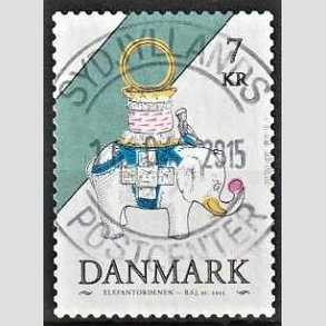 FRIM�RKER DANMARK | 2015 - AFA 1812 - Danske ordener - 7,00 Kr. flerfarvet - Pragt Stemplet