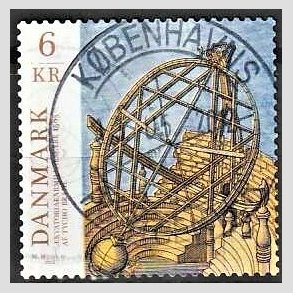 FRIM�RKER DANMARK | 2012 - AFA 1692 - Astronomi - 6,50 Kr. flerfarvet - Pragt Stemplet