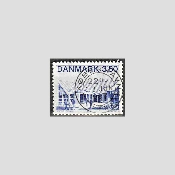FRIMRKER DANMARK | 1987 - AFA 883 - Europamrker - 3,80 Kr. bl - Pragt Stemplet Kbenhavn