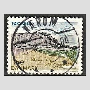 FRIM�RKER DANMARK | 1977 - AFA 639 - Lansdel Sydjylland - 150 �re flerfarvet - Pragt Stemplet N�rum