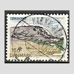 FRIM�RKER DANMARK | 1977 - AFA 639 - Lansdel Sydjylland - 150 �re flerfarvet - Pragt Stemplet Kirke - G�by