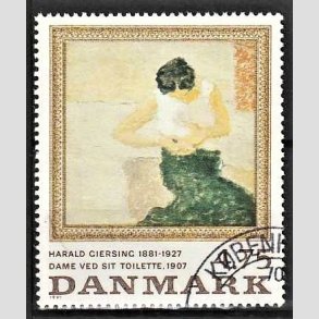 FRIMRKER DANMARK | 1991 - AFA 1005 - Maleriserie 4. - 4,75 Kr. Harald Giersing - God/Bedre gennemsnitskvalitet - Stemplet