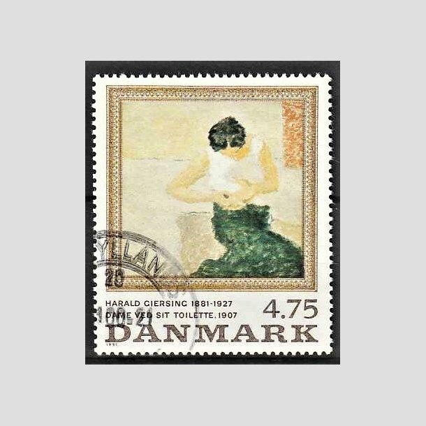 FRIMRKER DANMARK | 1991 - AFA 1005 - Maleriserie 4. - 4,75 Kr. Harald Giersing - God/Bedre gennemsnitskvalitet - Stemplet