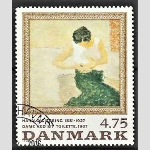 FRIMRKER DANMARK | 1991 - AFA 1005 - Maleriserie 4. - 4,75 Kr. Harald Giersing - God/Bedre gennemsnitskvalitet - Stemplet