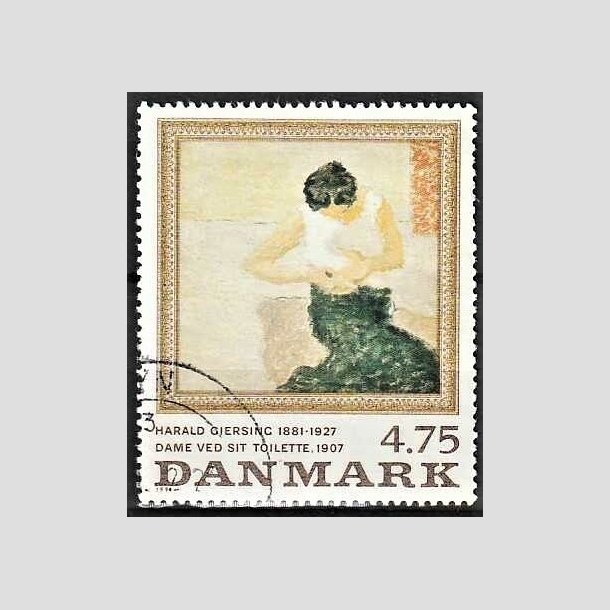 FRIMRKER DANMARK | 1991 - AFA 1005 - Maleriserie 4. - 4,75 Kr. Harald Giersing - God/Bedre gennemsnitskvalitet - Stemplet