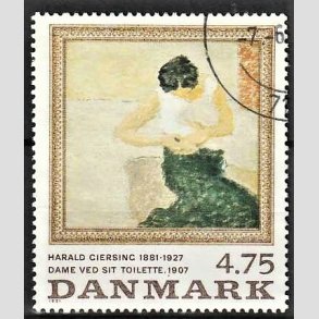 FRIMRKER DANMARK | 1991 - AFA 1005 - Maleriserie 4. - 4,75 Kr. Harald Giersing - God/Bedre gennemsnitskvalitet - Stemplet