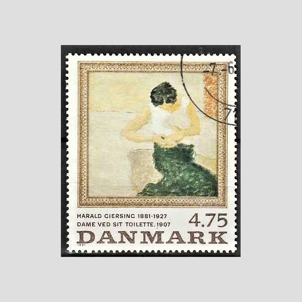 FRIMRKER DANMARK | 1991 - AFA 1005 - Maleriserie 4. - 4,75 Kr. Harald Giersing - God/Bedre gennemsnitskvalitet - Stemplet