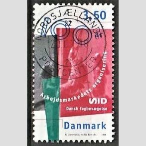 FRIM�RKER DANMARK | 1998 - AFA 1164 - Arbejdsmarkedets organisering 100 �r - 3,50 Kr. flerfarvet - Pragt Stemplet 