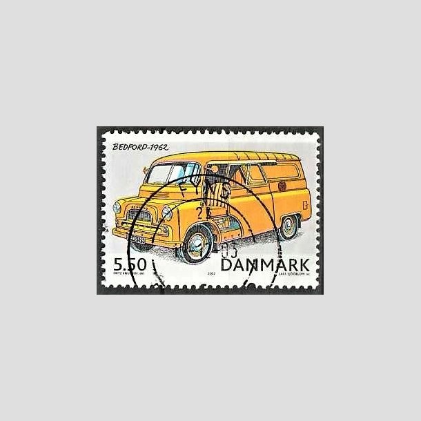 FRIMRKER DANMARK | 2002 - AFA 1322 - Postkretjer - 5,50 Kr. flerfarvet - Pragt Stemplet Odder