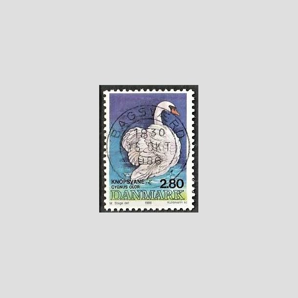 FRIMRKER DANMARK | 1986 - AFA 866 - Danske fugle - 2,80 Kr. flerfarvet - Pragt Stemplet Bagsvrd